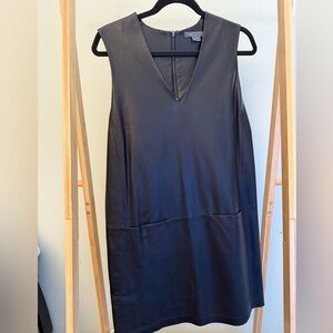 NWOT Vince Lambskin Leather Dress